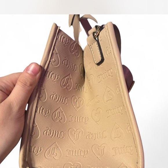 Juicy Couture Beige Shoulder Bag with Logo Detail - Picture 4 of 5